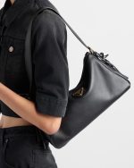 Prada Aimée Medium Leather Shoulder Bag - Image 2